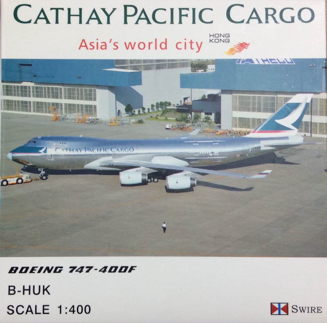 Cathay Pacific B747-400F Reg: B-HUK | Wings Model